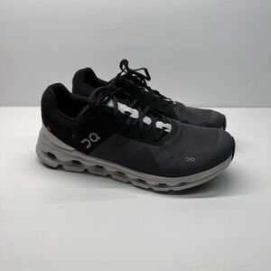 On Cloudrunner Eclipse Frost Men's Running Shoes Size 11 Black And Grey